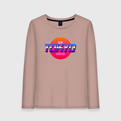 Женский лонгслив Retrowave Tokyo