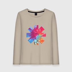 Лонгслив хлопковый женский RHCP Color, цвет: миндальный