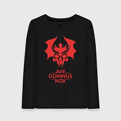 Женский лонгслив Ave Dominus Nox клич повелителей ночи