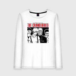 Лонгслив хлопковый женский Sus 50 mejores canciones - The Cranberries, цвет: белый