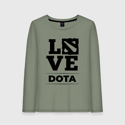 Женский лонгслив Dota love classic