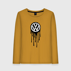 Женский лонгслив Volkswagen - art logo