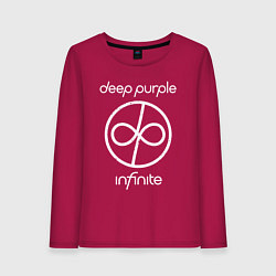 Лонгслив хлопковый женский Infinite Deep Purple, цвет: маджента