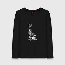 Женский лонгслив White-Black Rabbit