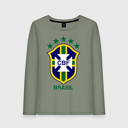 Женский лонгслив Brasil CBF