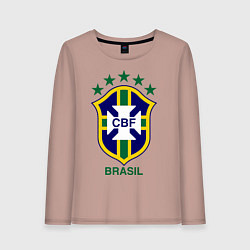 Женский лонгслив Brasil CBF