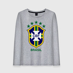 Женский лонгслив Brasil CBF