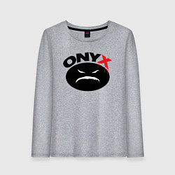 Женский лонгслив Onyx logo black