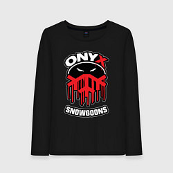 Лонгслив хлопковый женский Onyx - snowgoons, цвет: черный