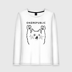 Женский лонгслив OneRepublic - rock cat