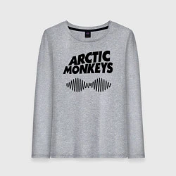 Лонгслив хлопковый женский Arctic Monkeys, цвет: меланж