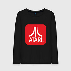 Женский лонгслив Atari logo