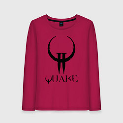 Женский лонгслив Quake II logo