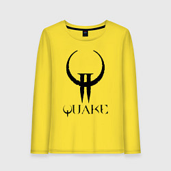 Женский лонгслив Quake II logo