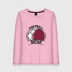 Женский лонгслив Football Qatar