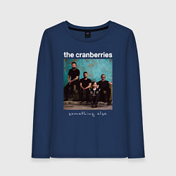 Лонгслив хлопковый женский The Cranberries rock, цвет: тёмно-синий
