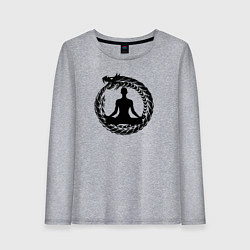 Женский лонгслив Тату Уроборос