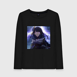 Лонгслив хлопковый женский Raiden love, цвет: черный