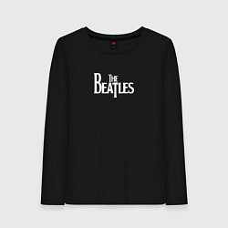 Лонгслив хлопковый женский The Beatles Let It Be, цвет: черный