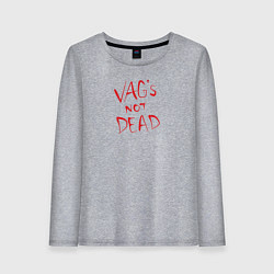Лонгслив хлопковый женский VAG not dead, цвет: меланж