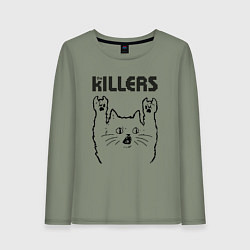 Женский лонгслив The Killers - rock cat