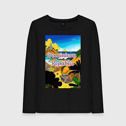 Женский лонгслив Доминиканская Республика