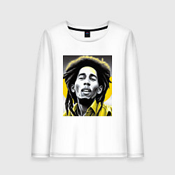 Женский лонгслив Bob Marley Digital Art