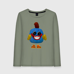 Лонгслив хлопковый женский Хагги Вагги Chicken - Chicken Gun, цвет: авокадо