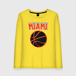 Женский лонгслив Miami ball