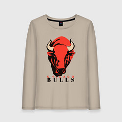 Женский лонгслив Chicago bull