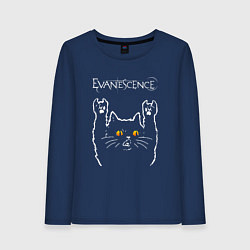 Женский лонгслив Evanescence rock cat