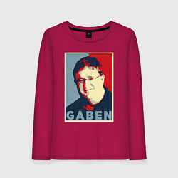 Лонгслив хлопковый женский Gaben, цвет: маджента