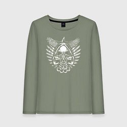 Лонгслив хлопковый женский The Chemodan clan, цвет: авокадо