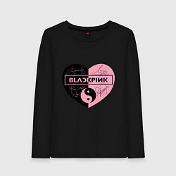 Женский лонгслив Blackpink сердце