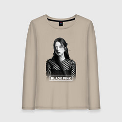 Женский лонгслив Джису из Блэкпинк