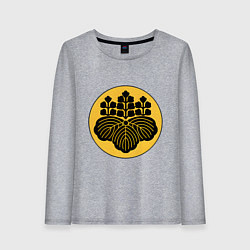 Лонгслив хлопковый женский Клан Тоётоми Total War: Shogun 2, цвет: меланж
