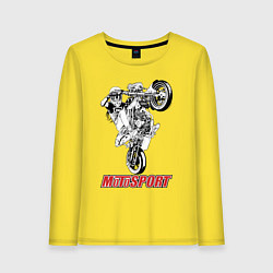 Женский лонгслив Motosport girl