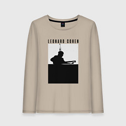 Женский лонгслив Tribute to Leonard Cohen