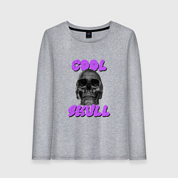 Женский лонгслив Cool Skull