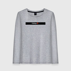 Лонгслив хлопковый женский Сибирь регионы России, цвет: меланж
