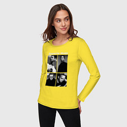 Лонгслив хлопковый женский Depeche Mode Violator 2, цвет: желтый — фото 2