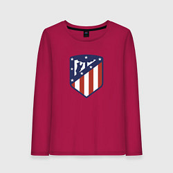 Лонгслив хлопковый женский Atletico Madrid FC, цвет: маджента