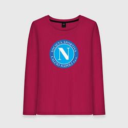 Лонгслив хлопковый женский Napoli fc sport, цвет: маджента