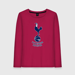 Лонгслив хлопковый женский Tottenham Hotspur fc sport, цвет: маджента