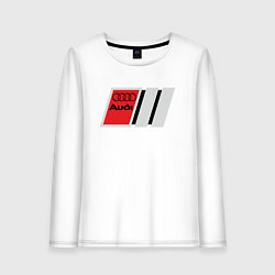 Женский лонгслив Audi logo