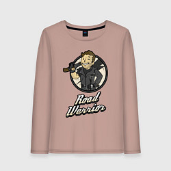 Лонгслив хлопковый женский Vault mad Max, цвет: пыльно-розовый
