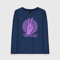 Женский лонгслив Victory hand gesture