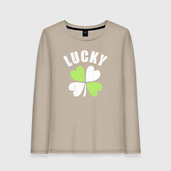 Женский лонгслив Lucky day