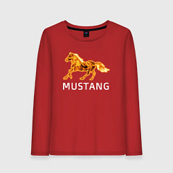 Женский лонгслив Mustang firely art