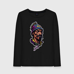 Женский лонгслив Snoop dogg head